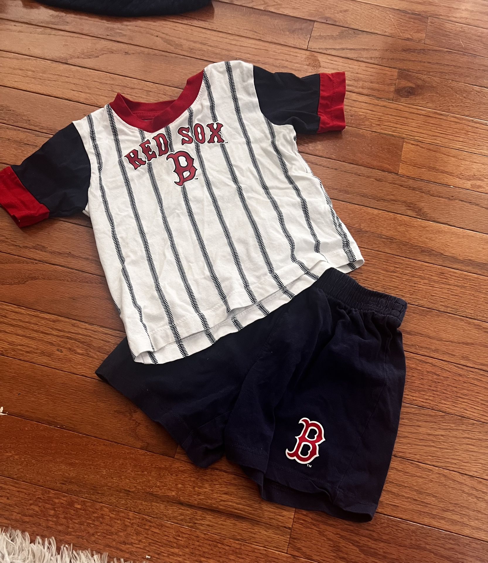 Baby boy Boston Red Sox short outfit. Size 24 months