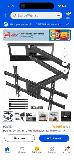Brand new corner tv mount