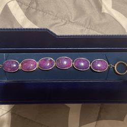 Purple Turquoise Bracelet 