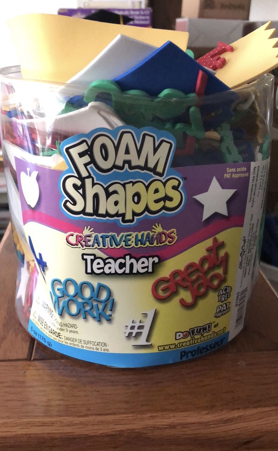 Teacher Craft Foam Shapes