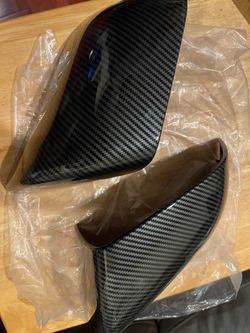 Tesla Model 3 2017-2024 Mirror Cover Carbon Fiber Style