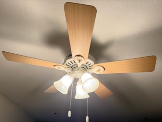 Hunter Studio Series 52-in White Indoor Ceiling Fan with Light (5-Blade)