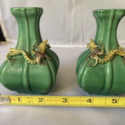 Oriental Small Vase Pair