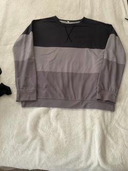 Color block crewneck sweatshirt XXL