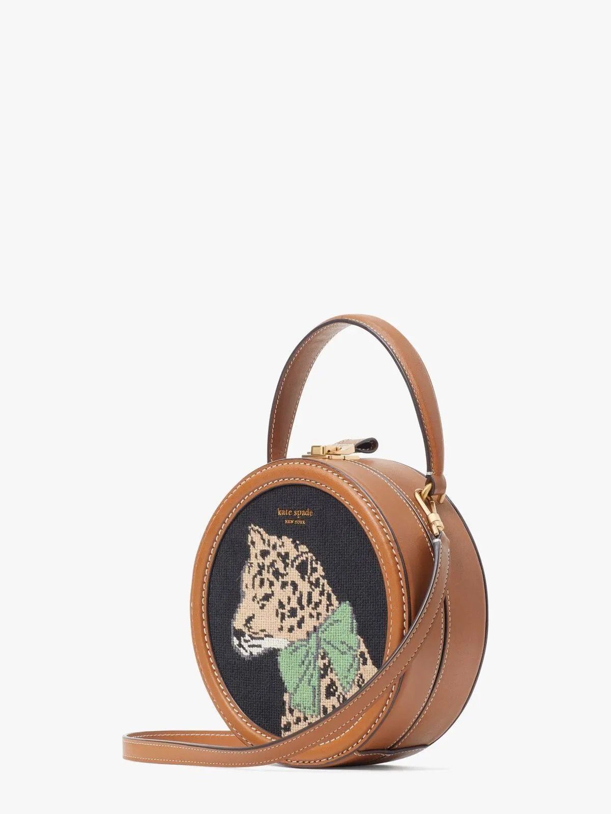 Kate Spade Needlepoint Leopard Bag