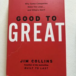 Good to Great Hardcover Book