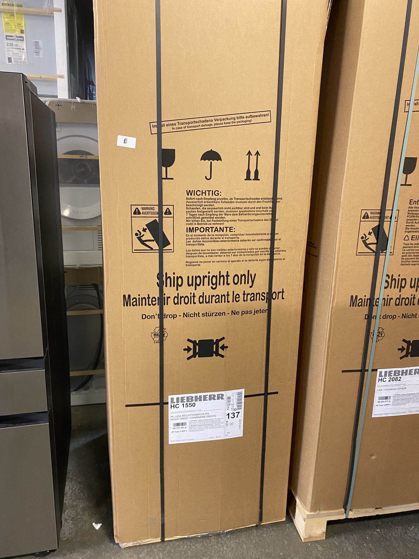 Liebherr  HC1550 30 Inch Built-in Panel Ready Refrigerator with 2 Bottom Freezer Drawers 