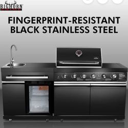 Brand New Patio Island Bbq Grill Stainless Steel 