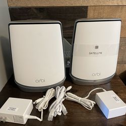 NETGEAR Orbi Whole Home Tri-band Mesh WiFi 6 System (RBK852) Router