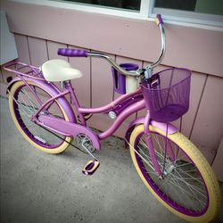 Women's huffy Nel Lusso 24" Beach Cruiser bike bicicleta basket