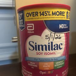 Similac big can 30.08oz , (1.92LB) (873g)