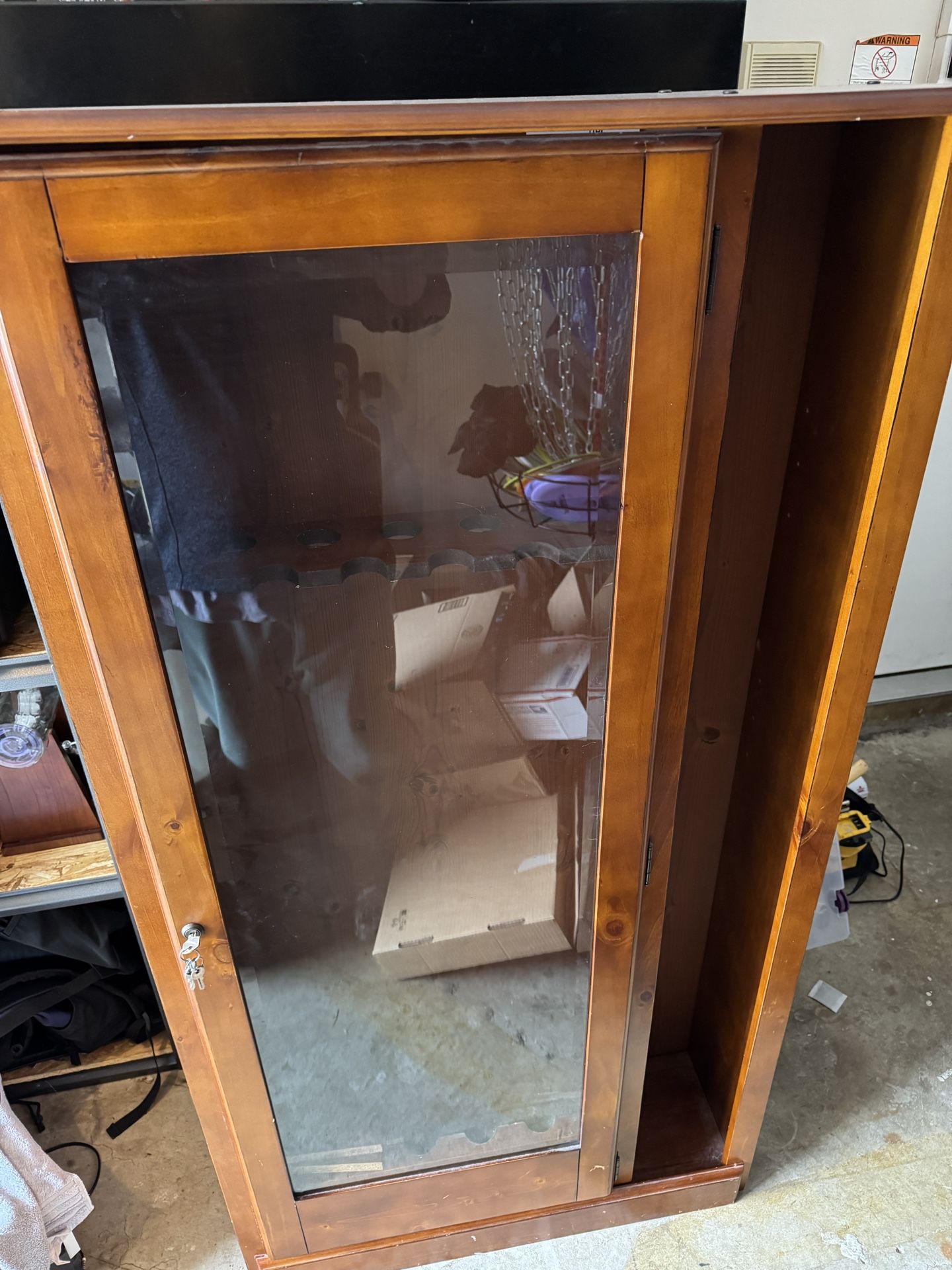 Wood Gun Cabinet