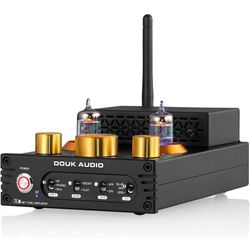 HiFi Stereo Bluetooth 5.0 Vacuum Tube Amplifier MM Phono Amp for Turntables 320W