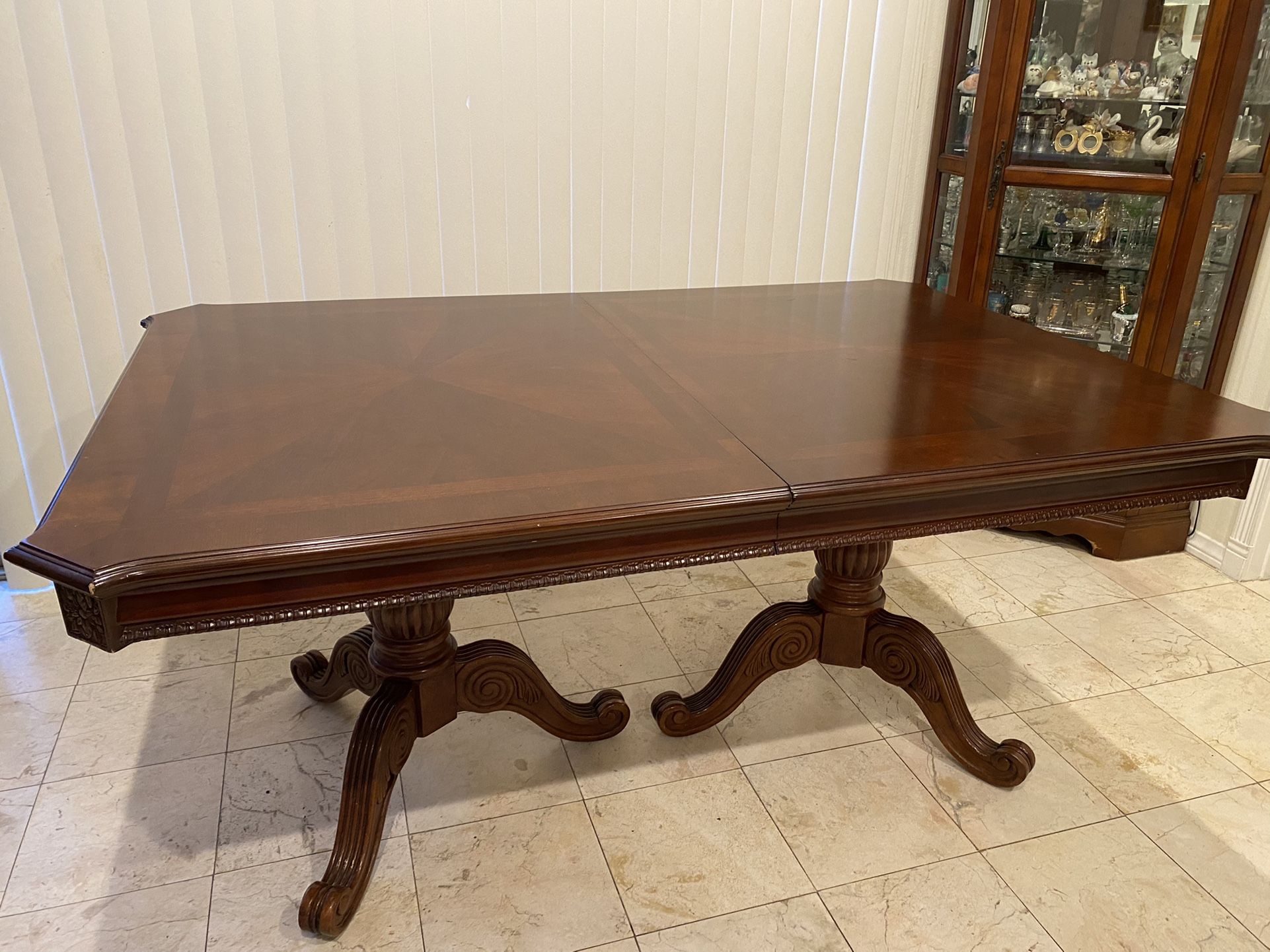Real Cherry Wood Dining table
