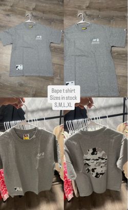 Best bape tee shorts short sleeve for the summer and great quality 💯 100 for two