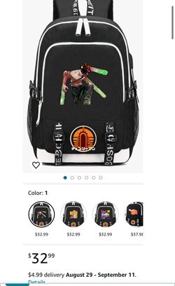 Anime Chainsaw Man Backpack Daypack Student Bag Bookbag School Bag Style H1