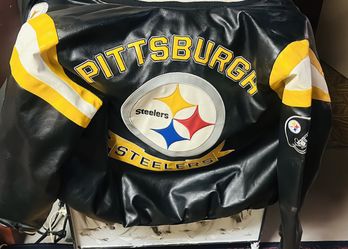 Men’s Extra-Large, Nfl Steeler Leather Jacket
