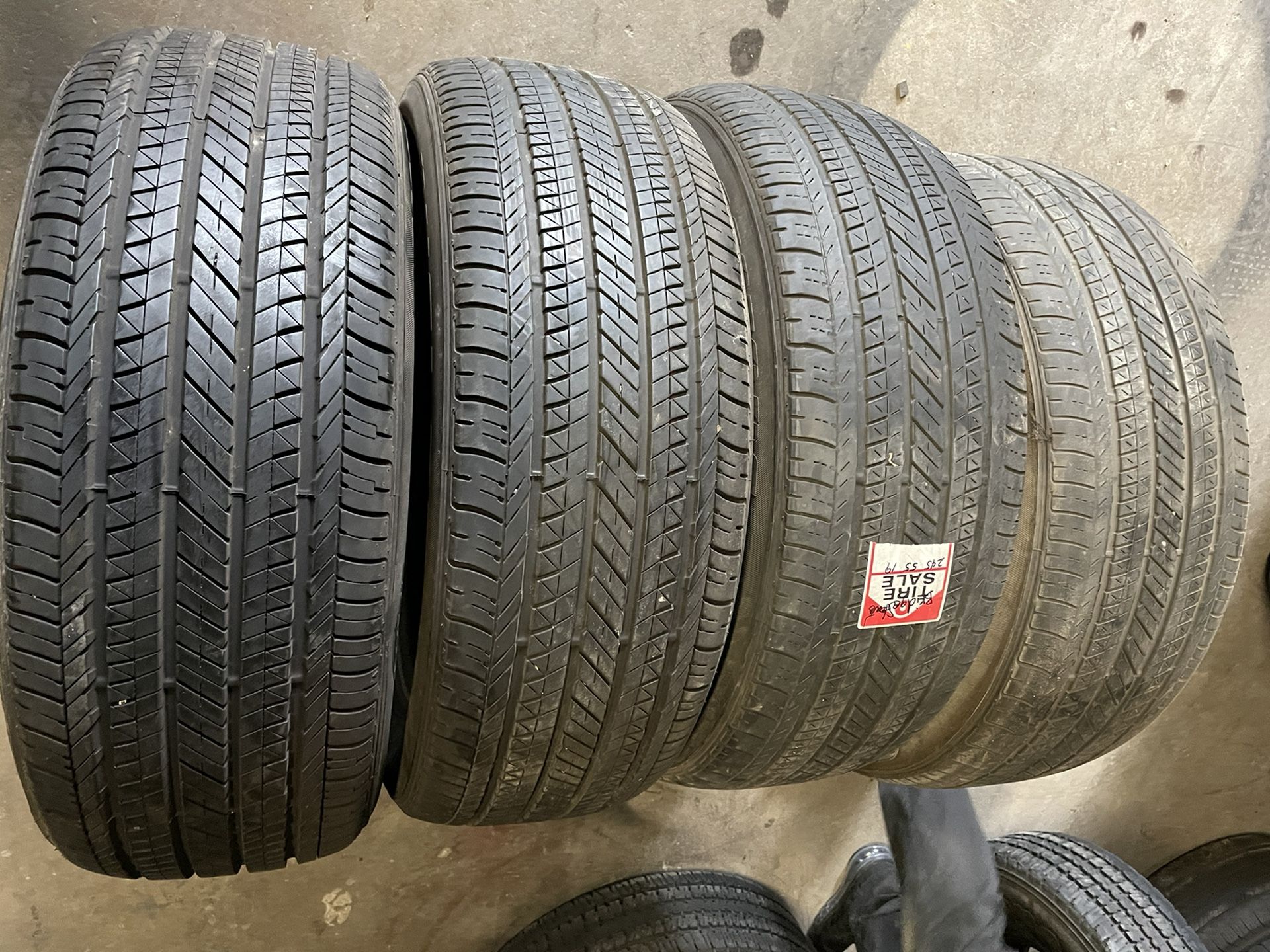 4 Used 245 55 R 19 Bridgestone Deuler HL Tires For $100 For The Set Picked Up Or $160 installed And Balanced