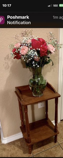 Vintage- Vooden Telephone Table