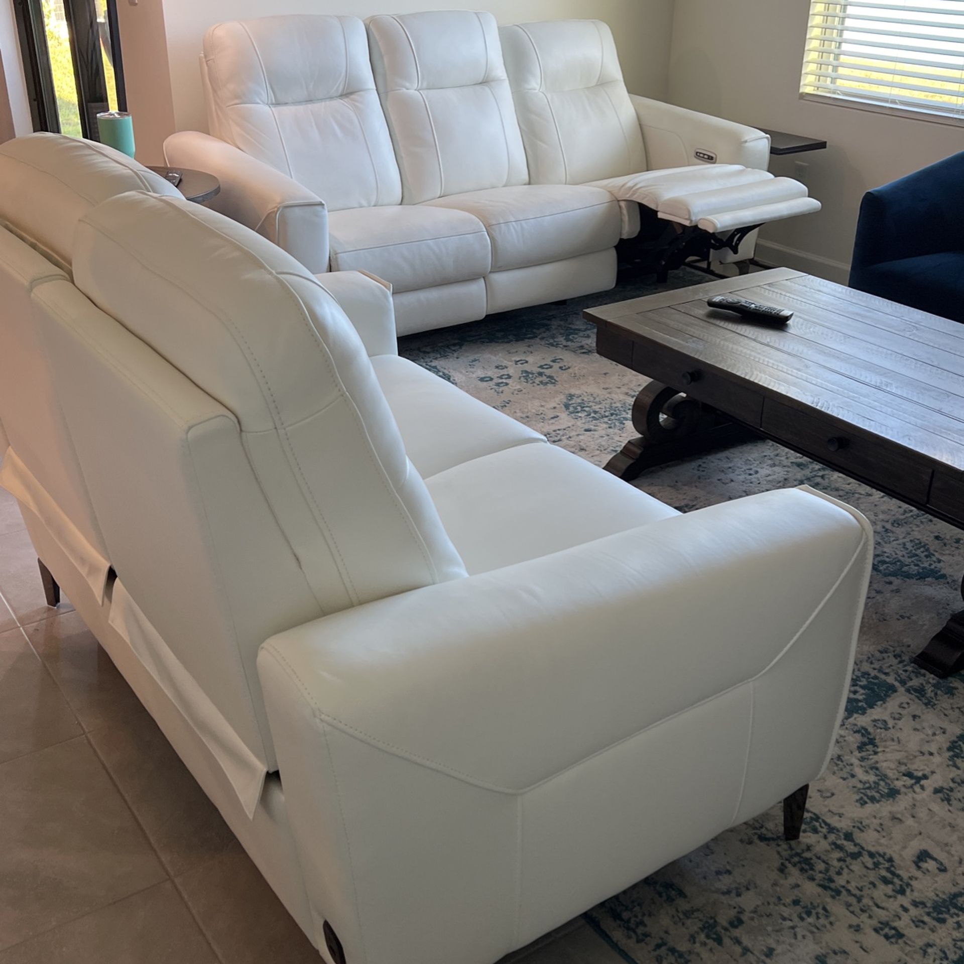 Leather Electric Recliner Sofa And Loveseat 