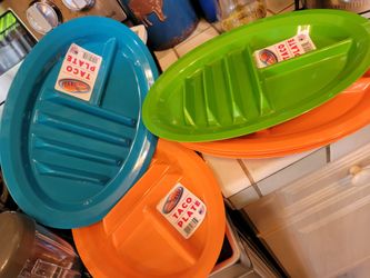 NEW Taco Plates 6pcs 