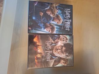 Harry Potter Deathly Hallows Part 1 & 2 DVDs