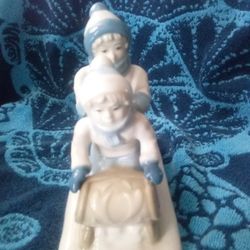 Antique Figurines Holiday Christmas 