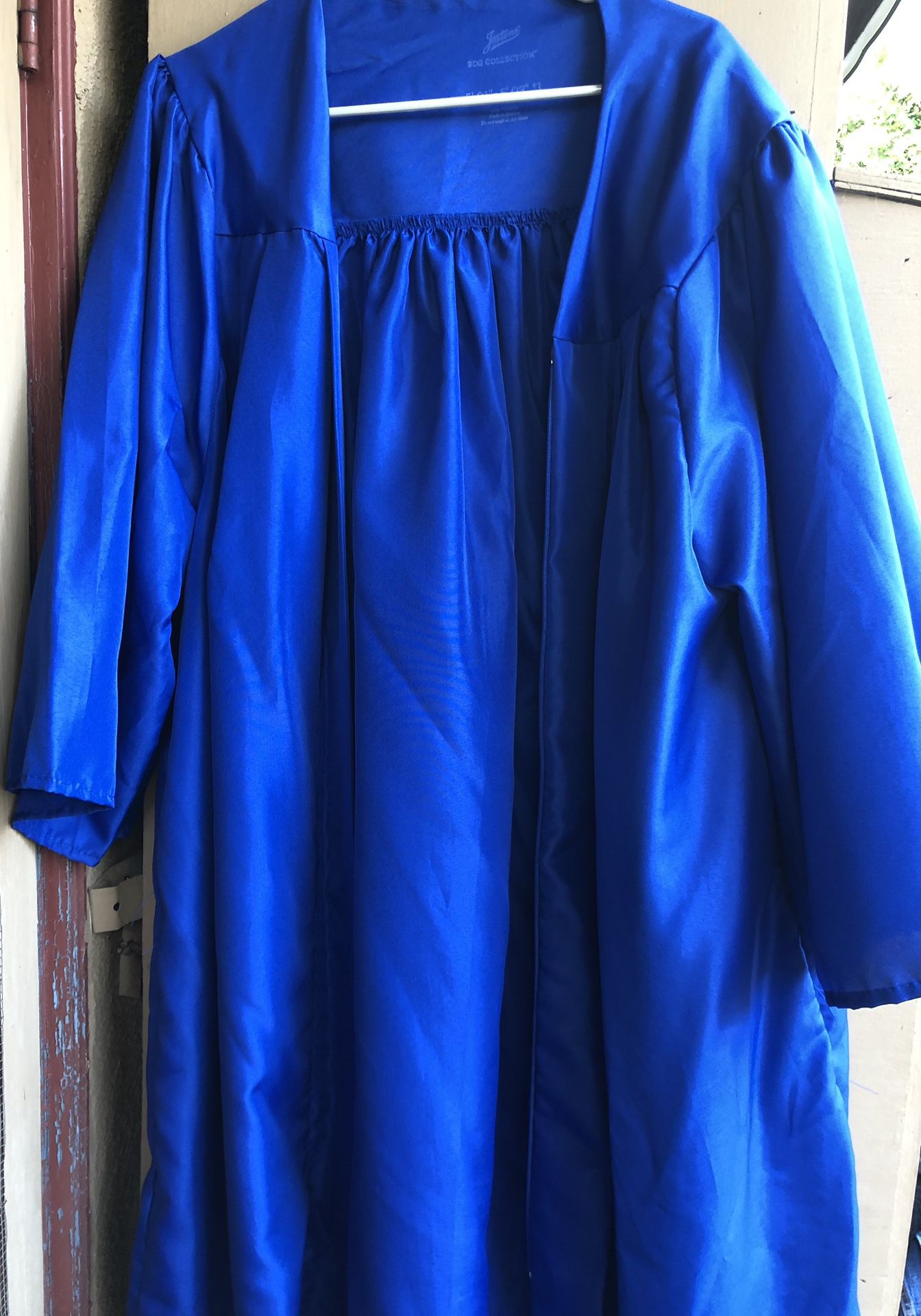 Blue Graduation Gown Free Free