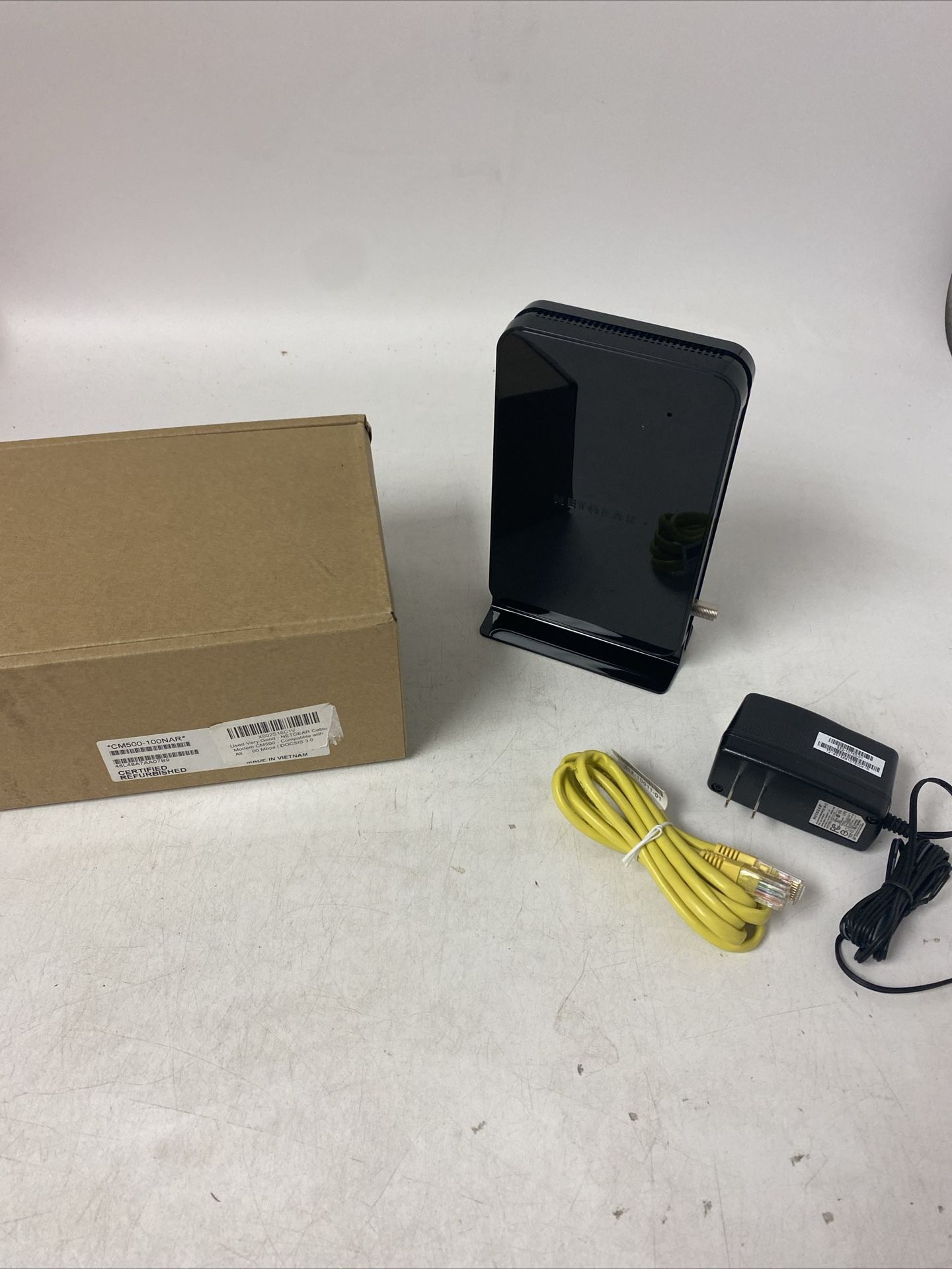netgear cable modem cm500 preowned open box