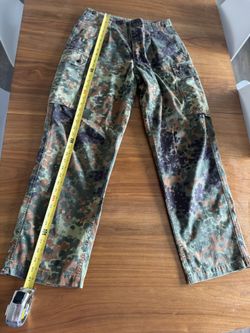 Rare German Military Camouflage Cargo Pants