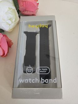 heyday Black Watch Band for Apple Watch. 42-45 mm Watch Band