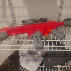 Red Nerf Gun