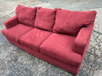 Soft Comfortable Red Sofa Delivery Available