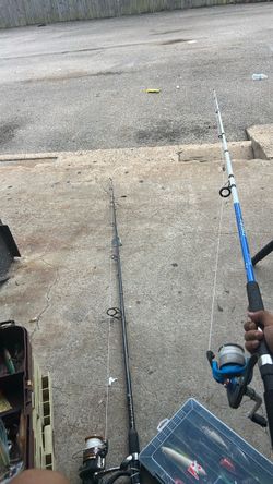 Caña de pescar de 9 pies soporta 20 libras de peso viene con lines de 100lbs