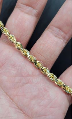 14kt gold Rope chain