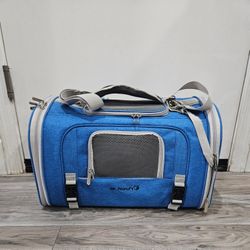 Mr. Peanut's Monterey Series Airline Compliant Horizontal Backpack Pet Carrier