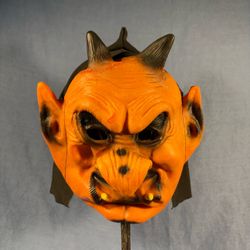 Vintage Hooded Devil Halloween Mask