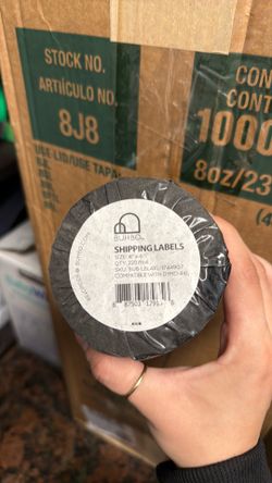 18 rolls of New Shipping Labels