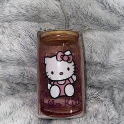 Hello Kitty Glass Tumbler