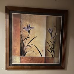 Don Li Leger framed print “Terra Cotta Garden”. Professionally Matted. Excellent Condition $95 obo