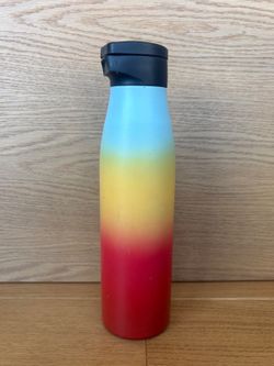 20 oz Insulated Gradient Water Bottle - Blue, Yellow, Red