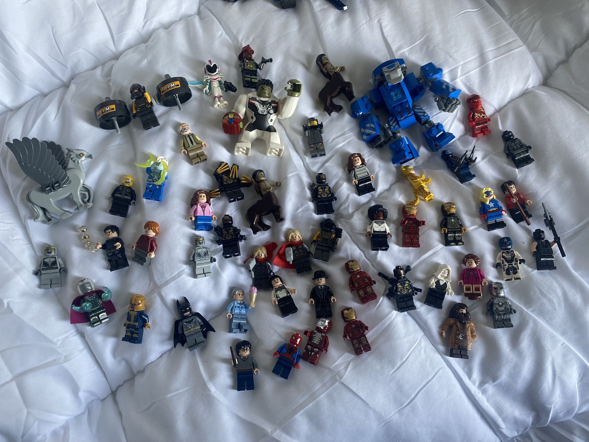 Assorted LEGO Mini Figure And Builds