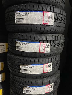 205/55/16 FALKEN all season 4 new tires installed ✅🔥