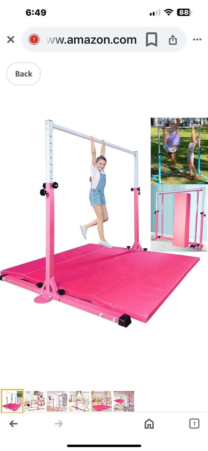 Gymnastics Bar