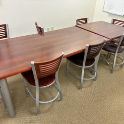 School Office Lunch Break Room Cafeteria Tables Table 11 Chairs 3 Tables Buy what you Need $$$$