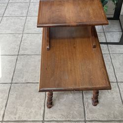 Wood End Table