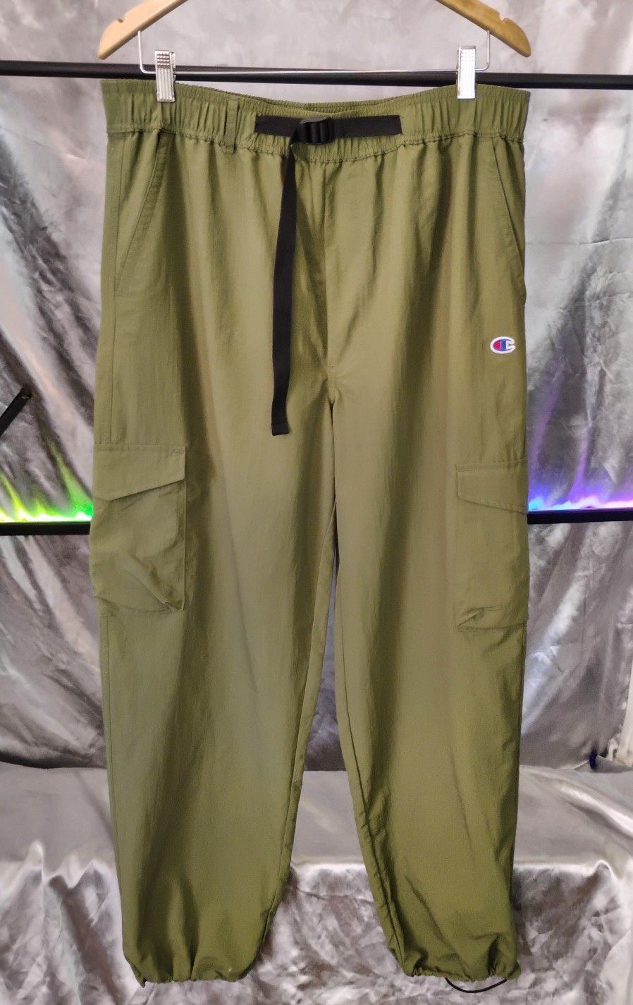 Champion Ripstop Cargo Joggers Men’s L Olive Green