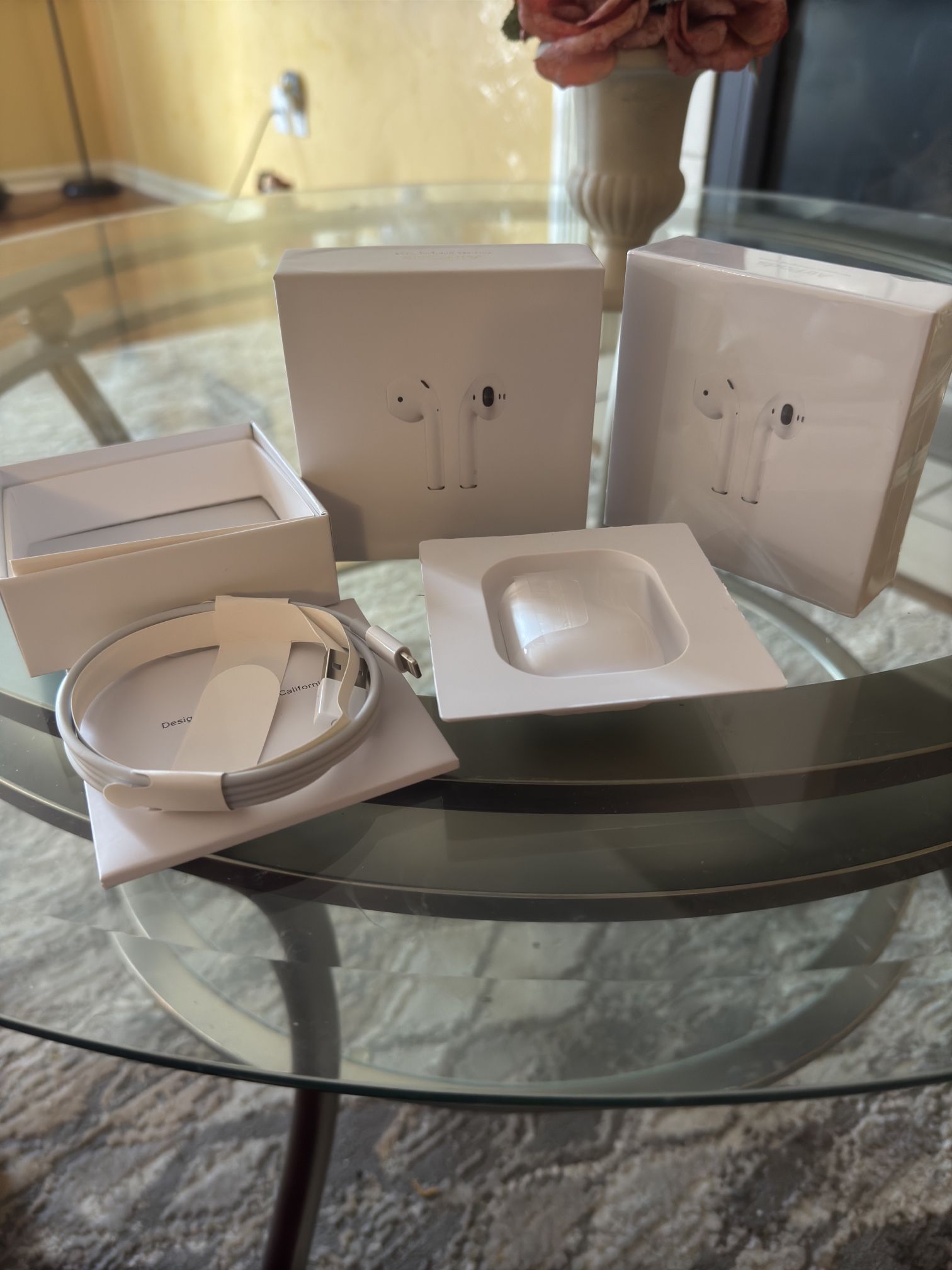 2 For 100 Original Apple Airpods With Wireless Charging