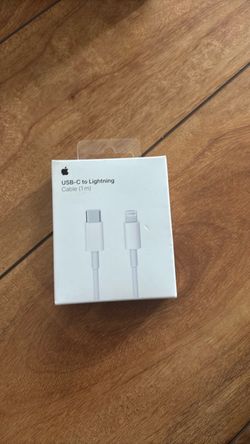 USB-C to lightening cable