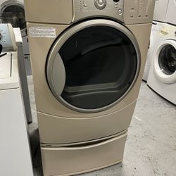 Kenmore HE4 Gas Dryer With Pedestal‼️ Secadora Kenmore Élite  HE4 De Gas ‼️‼️